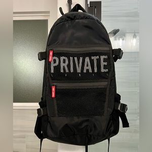 Private Label Backpack Black and Red